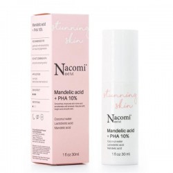 Nacomi Next Level Stunning Skin Mandelic Acid + PHA 10% 30ml - Peelingujące serum z kwasem migdałowy + PHA 10% 