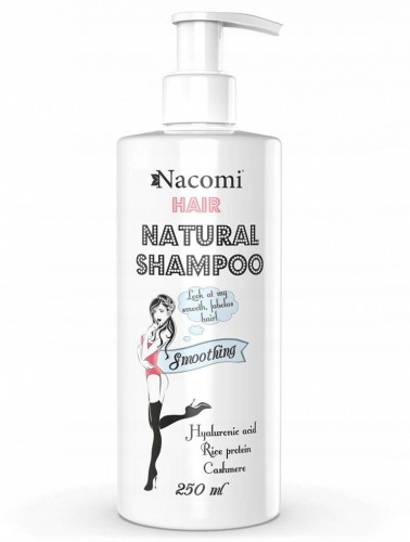 Nacomi Natural Shampoo Smoothing 250ml - Szampon wygładzająco-nawilżający