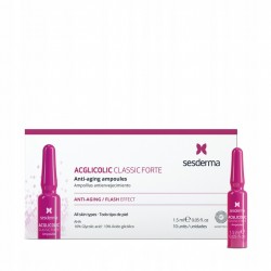 Sesderma Acglicolic Classic Forte Anti-Age 10 x 1,5ml - ampułki przeciwstarzeniowe