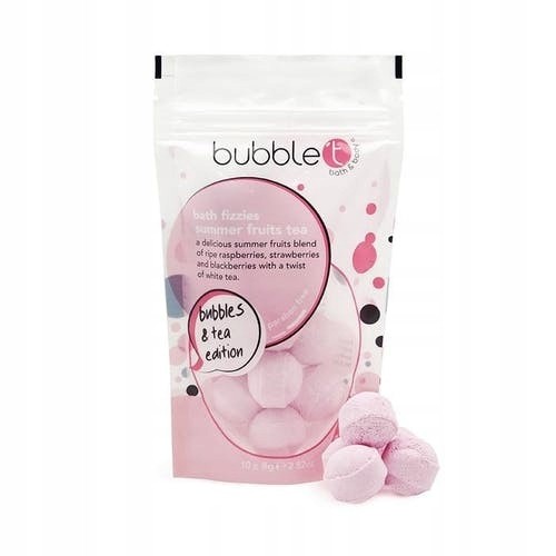 Bubble T Bath Fizzer Summer Fruits Tea 10 x 8g - perełki do kąpieli