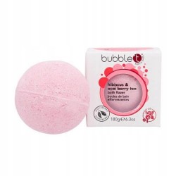 Bubble T Bath Fizzer Hibiscus & Acai Berry Tea 180g - Kula do Kąpieli 