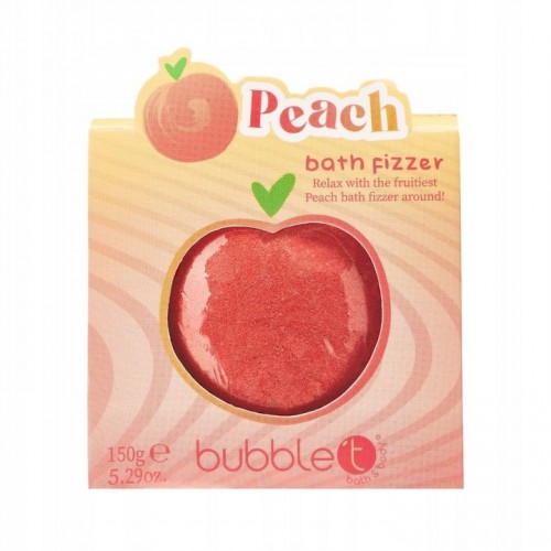 Bubble T Bath Fizer Peach 150g - Kula do Kąpieli brzoskwinia