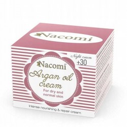 Nacomi Argan Oil Cream 50ml - Krem na nac Arganowy z kwasem hialuronowym