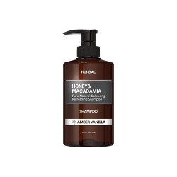 KUNDAL Honey&Macadamia Shampoo Amber Vanilla - Szampon do włosów - bursztyn, wanilia