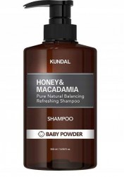 Kundal Honey&Macadamia Shampoo Baby Powder 500ml - Szampon do włosów 
