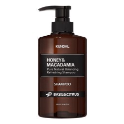 Kundal Honey&Macadamia Shampoo Basil & Citrus 500ml - Szampon do włosów - cytrus z bazylią