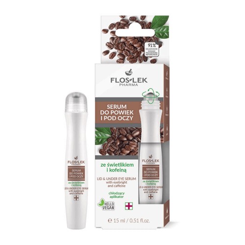 Floslek Serum do powiek i pod oczy ze świetlikiem i kofeiną 15ml