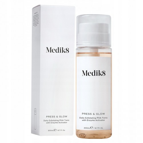 Medik8 Press & Glow Tonic 200ml - tonik złuszczająco-nawilżający