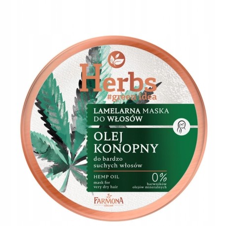 Farmona Herbs Olej Konopny Maska do włosów suchych 250ml