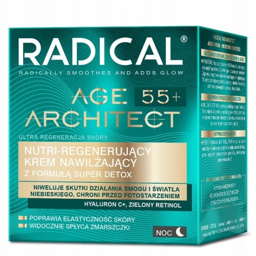 Farmona Radical Age 55+ Architect 50ml - Krem Nawilżająco-regenerujący na noc