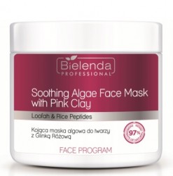 Bielenda Professional Soothing Algae Face Mask with Pink Clay 160g - Maska Algowa Kojąca z Glinką Różową 