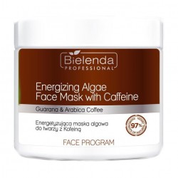 Bielenda Professional Energizing Algae Face Mask Caffeine 160g - Maska Algowa Energetyzująca z Kofeiną