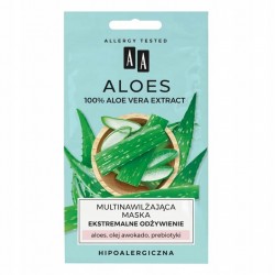 AA Aloes 100% Aloe Vera Extract 2x4ml - maska nawilżająca-odżywcza
