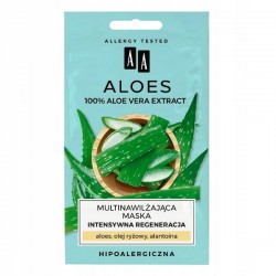 AA Aloes 100% Aloe Vera Extract 2x4ml - maska nawilżająco-regenerująca