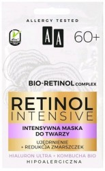 AA Retinol Intensive 60+ 2x5ml - maska przeciwzmarszczkowa 