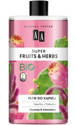 AA Super Fruits Herbs Opuncja i Amarantus Płyn do Kąpieli 750ml
