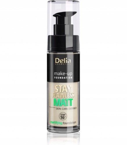 Delia Stay Flawless Matt 30ml - podkład matujący