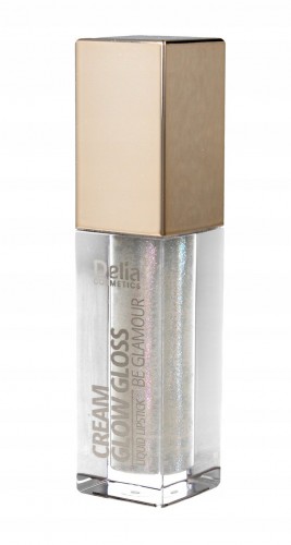 Delia Be Glamour Cream Glow Gloss Sparkle 5ml - pomadka z drobinkami