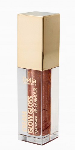 Delia Be Glamour Cream Glow Gloss Sparkle 5ml - pomadka z drobinkami