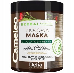 Delia Cameleo Herbal Maska ziołowa z dodatkiem henny do każdego rodzaju włosów 250ml