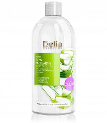 Delia Cosmetics Kojący Płyn Micelarny 500ml 