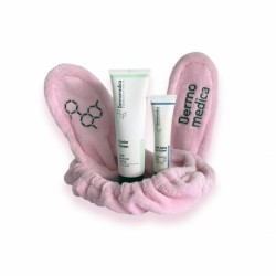 Dermomedica Zestaw Caviar Cream 60ml + Anti-Aging Eye Cream 15ml + uszy królika róż