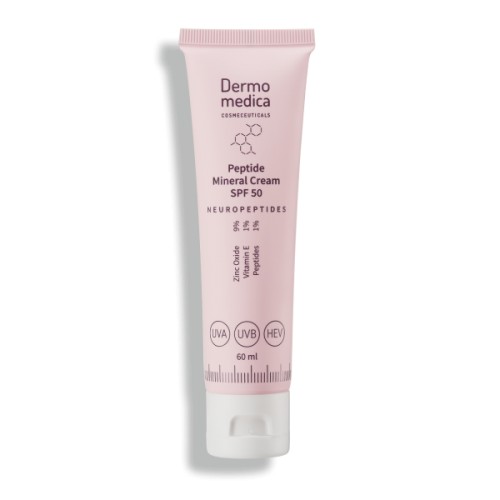 Dermomedica Peptide Mineral Cream SPF50 60ml - peptydowy krem przeciwsłoneczny 