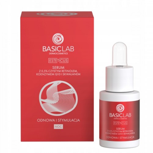 BasicLab Esteticus serum z Retinolem 0,5% Odnowa i Stymulacja 