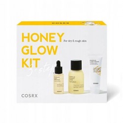 COSRX Honey Glow Kit Propolis Trial Kit - zestaw Tonik 30ml + Krem 15ml + Ampułka 10ml