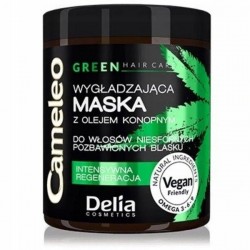 Delia Cameleo Green Hair Care 250ml - nawilżająco-wygładzająca Maska z Olejem Konopnym