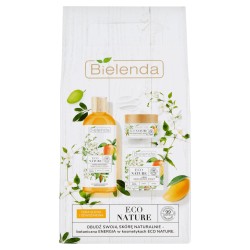 Bielenda Zestaw Eco Nature Śliwka Kakadu, Jaśmin Krem 50ml + Woda Micelarna 500ml