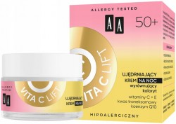 AA Vita C Lift 50+ Ujędrniający krem na noc wyrównujący koloryt 50ml