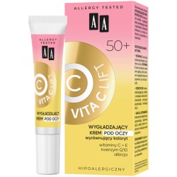 AA Vita C Lift 50+ Wygładzający krem pod oczy wyrównujący koloryt 15ml