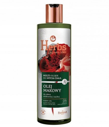 Farmona Herbs Hydro Olej makowy do Mycia Ciała 400ml