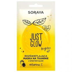 Soraya Just Glow Rozświetlająca Maska na Tkaninie 1szt