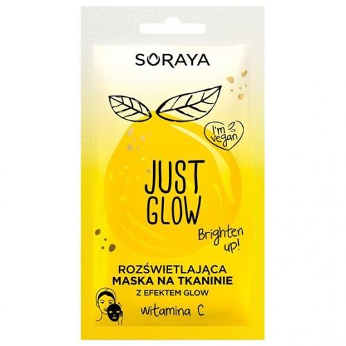 Soraya Just Glow Rozświetlająca Maska na Tkaninie 1szt