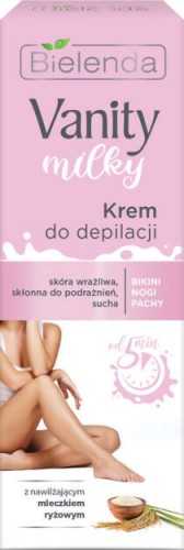 Bielenda Vanity Milky Krem do depilacji z Mleczkiem Ryżowym 100ml