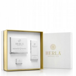 Herla Infinite White II Zestaw wybielający Krem 50ml + Tonik 200ml