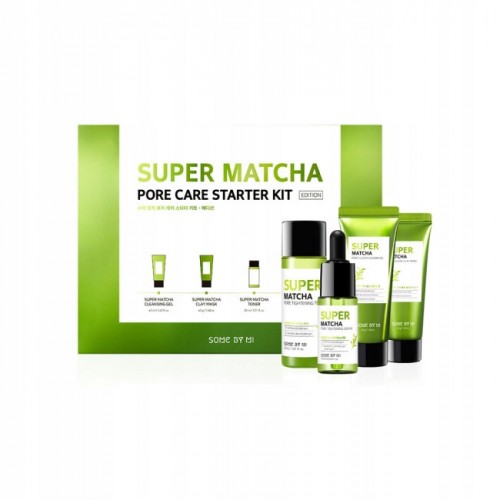 Some By Mi Super Matcha Pore Care Starter Kit - Zestaw Kosmetyków 