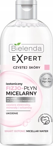 Bielenda Expert Czystej Skóry Izotoniczny fizjo-płyn micelarny Ukojenie 400ml