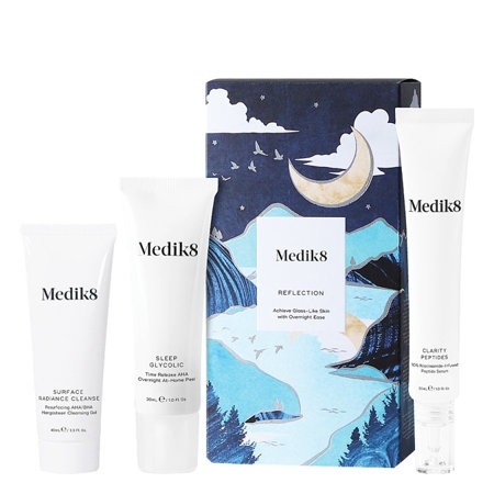 Medik8 Reflection - zestaw serum 30ml + peeling 30ml + żel oczyszczający 40ml