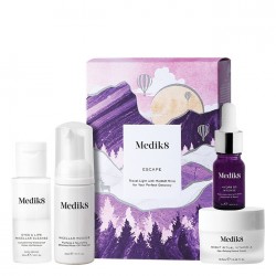 Medik8 Escape - zestaw mus 40ml + krem 12,5ml + serum 8ml + płyn do demakijażu 30ml