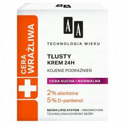 AA Technologia Wieku Cera Wrażliwa Krem Tłusty 50ml