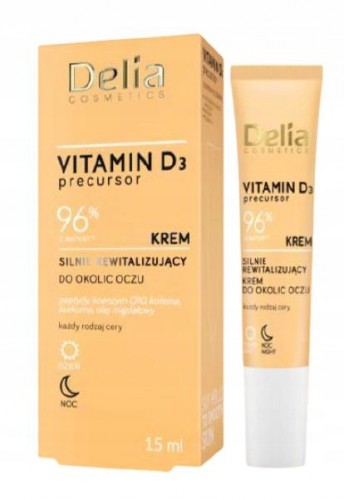 Delia Precursor Vitamin D3 Silnie rewitalizujący krem do okolic oczu 15ml