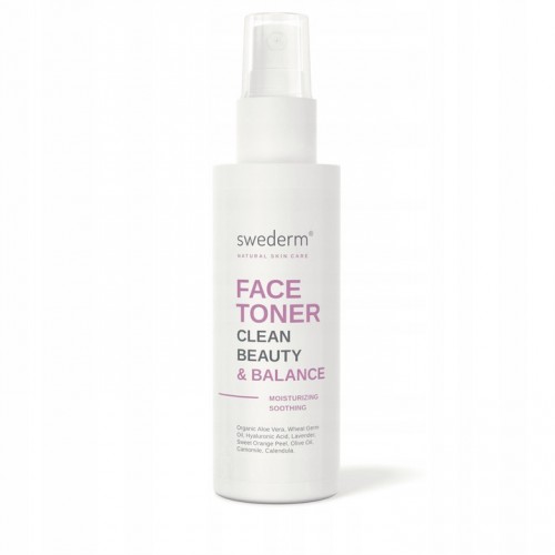 Swederm Face Toner Clean Beauty & Balance 200ml - Tonik Nawilżająco-łagodzący