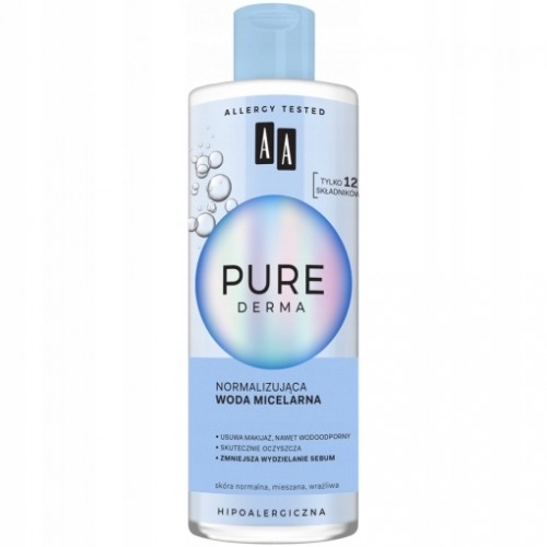 AA Pure Derma Normalizująca Woda Micelarna 400ml