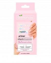 Bielenda Total Nail Repair Primer 3w1 10ml - Odżywka dla nierównych, zniszczonych paznokci