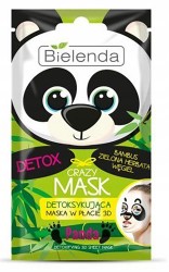 Bielenda Crazy Panda Maska Detoksykująca w Płacie 3D