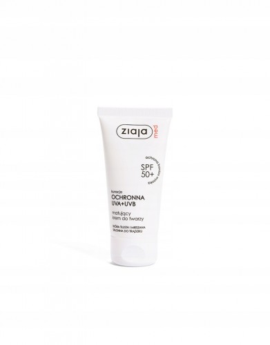 Ziaja Med SPF 50+ Ochronny Krem Matujący 50ml