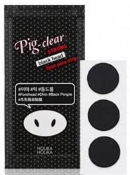 Holika Holika Pig Clear Strong Blackhead Spot Pore Strip 3szt - plastry oczyszczające 
